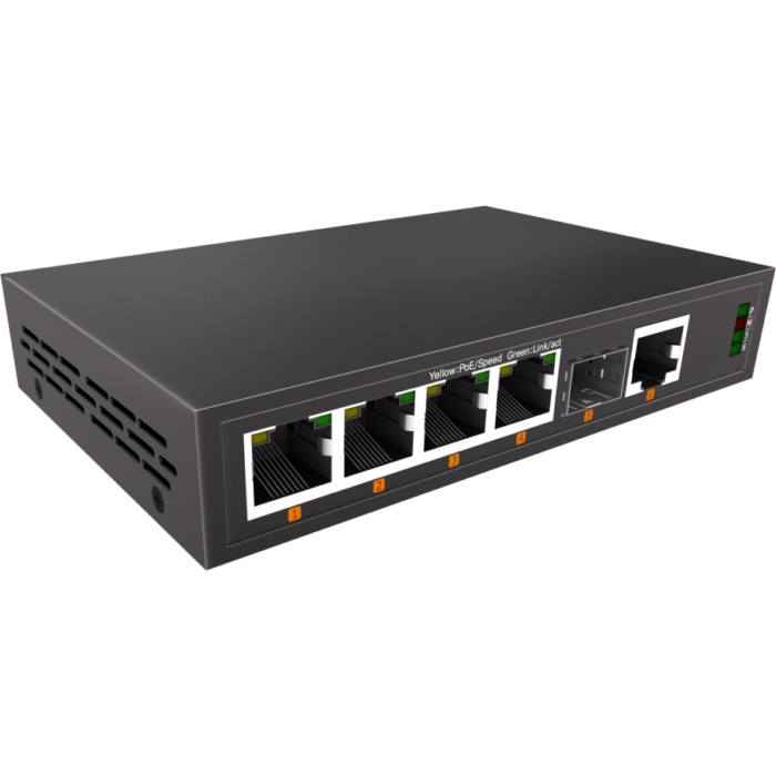 SM6006GP-1GX5GT | Некеровані Full Gigabit PoE комутатори