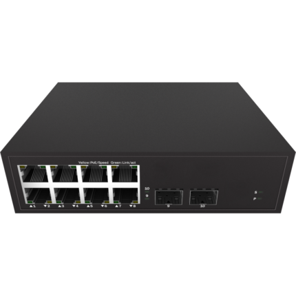 SM6010GP-2GX8GT | 10-портовий некерований Full Gigabit PoE комутатор